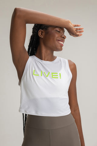 LIVE! Comfort Crop Tank Top