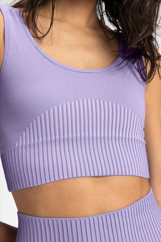 Rib Seamless Sports Bra