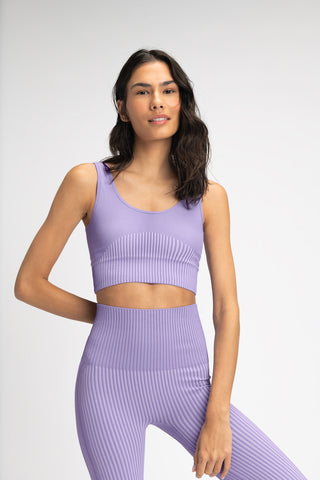 Rib Seamless Sports Bra