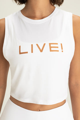 LIVE! Comfort Crop Tank Top