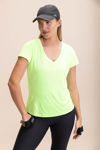 Action Side V-Neck T-Shirt