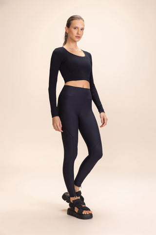 Seamless Long Sleeve Crop T-Shirt