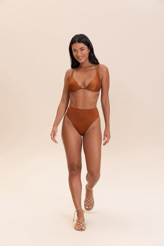 Shine High-Waisted Bikini Bottom
