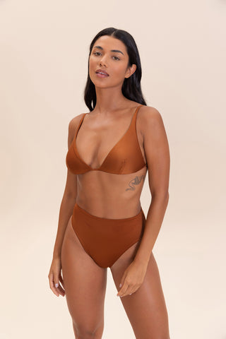Shine High-Waisted Bikini Bottom