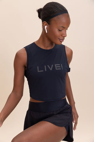 LIVE! Comfort Crop Tank Top