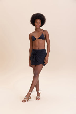 Wide Wrap Skirt