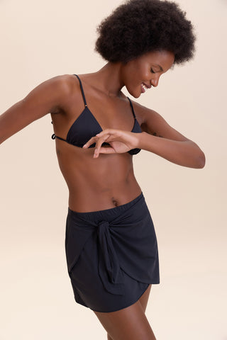 Wide Wrap Skirt