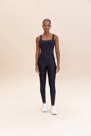 Crop Cross Melange Tank Top