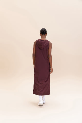 Nylon Net Midi Dress