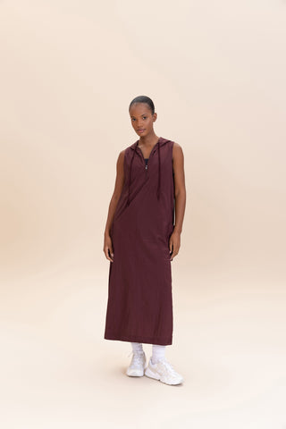 Nylon Net Midi Dress