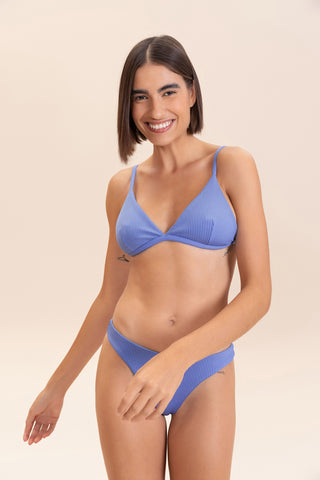 Gloss Triangle Bikini Top