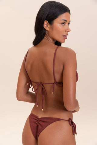 Curl Tie-Side Bikini Bottom