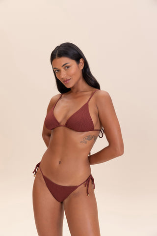 Curl Tie-Side Bikini Bottom