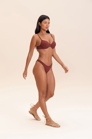 Curl Brazilian Thong Bikini Bottom