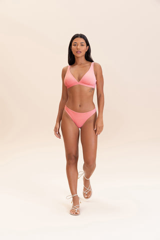 Wavy Triangle Bikini Top
