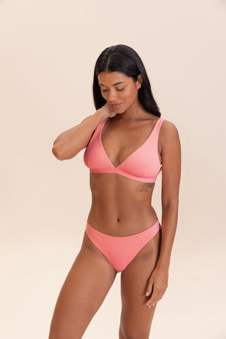 Wavy Triangle Bikini Top