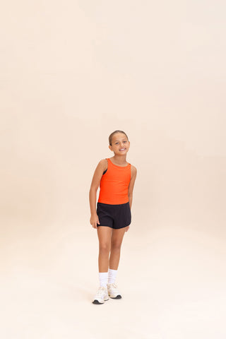 Ribbed Knit Kids Tank Top