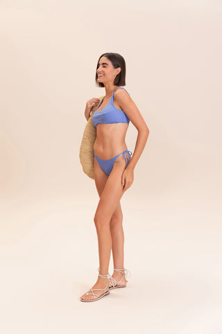 Gloss Neo Rib Curve Bikini Top
