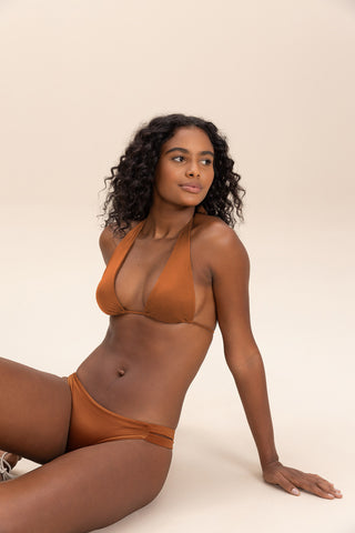 Shine Wide Band Bikini Top