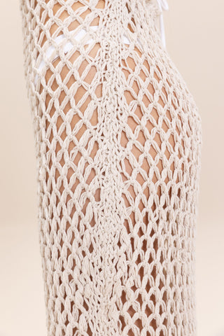 Cross-Strap Knit Dress