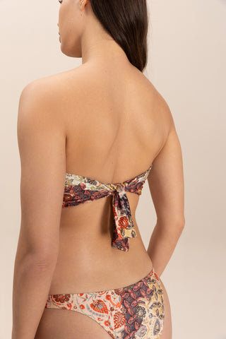 Boho Bloom Multi Bandeau Bikini Top