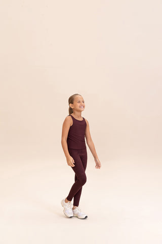 Ribbed Knit Kids Tank Top