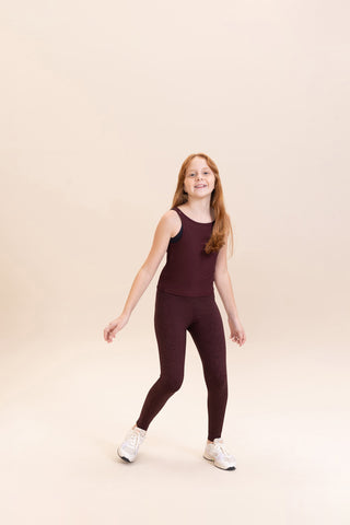 Ribbed Knit Kids Tank Top