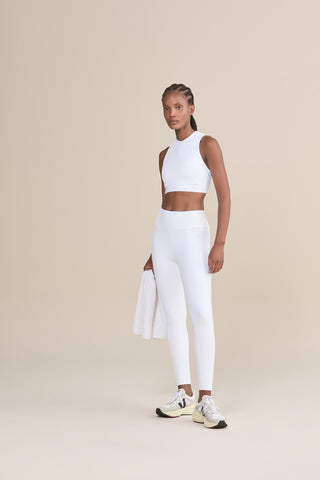 Upfit Tule Power White Long Leggings