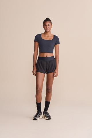 Broad Laser Cropped Top