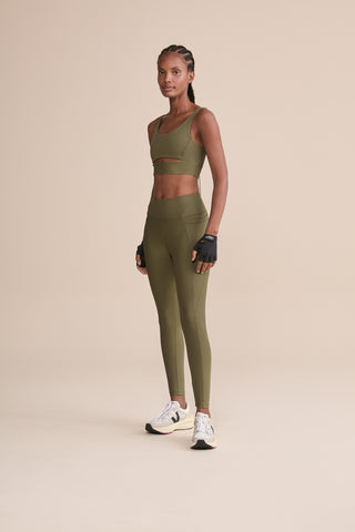 Cut Out Fit Green® Sports Bra