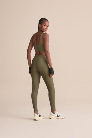 Cut Out Fit Green® Sports Bra