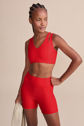 Cut Out Clash Sports Bra