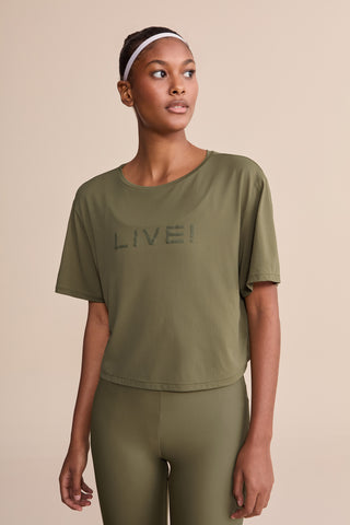 LIVE! Comfort Cropped T-Shirt