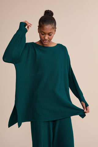 Mesh Stitch Knit Sweater