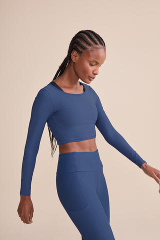 Harmony Crop Long-Sleeve Top