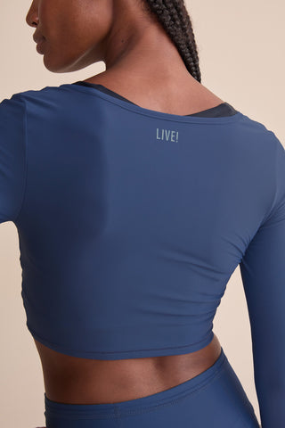 Harmony Crop Long-Sleeve Top