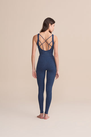 Back Strip Groove Jumpsuit