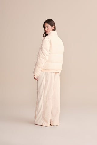 Wide Nylon Flux Mixcloud Pants
