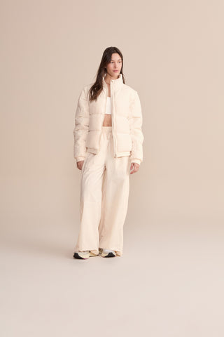 Wide Nylon Flux Mixcloud Pants