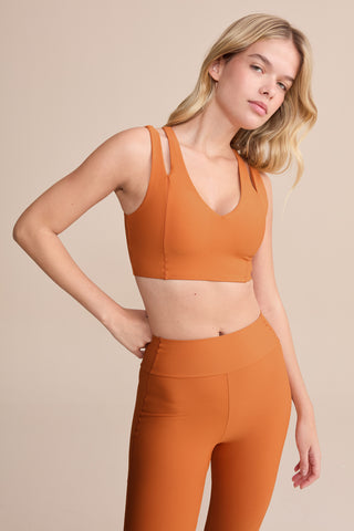 Cut Out Clash Sports Bra