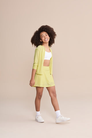 Effect Texture Run Kids Skirt
