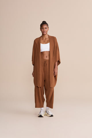 Mesh Stitch Knit Pants