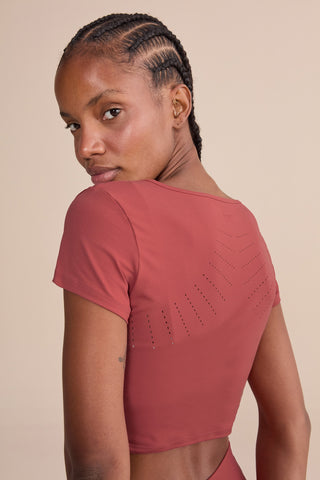 Broad Laser Cropped Top