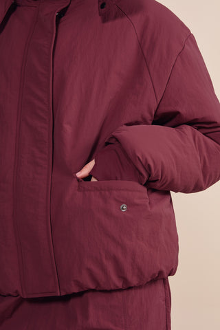 Fluffy Nylon Core Jacket