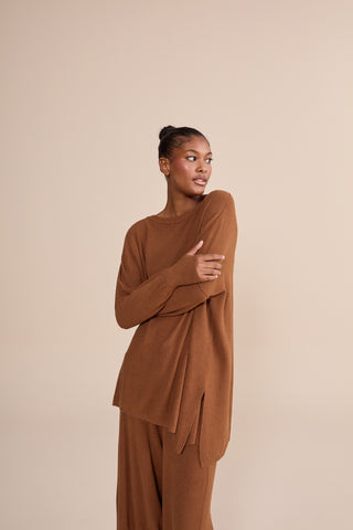 Mesh Stitch Knit Sweater