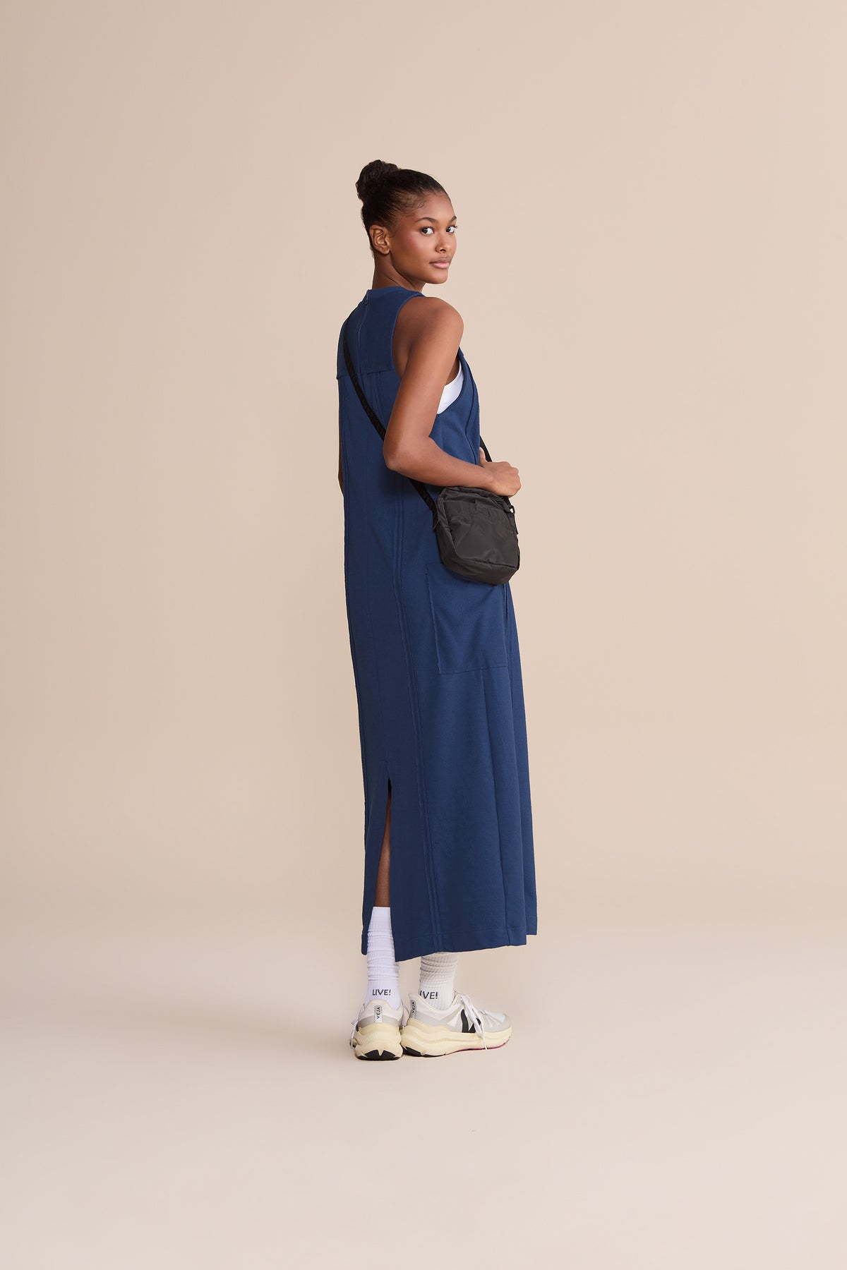 Soft Pure Midi Dress