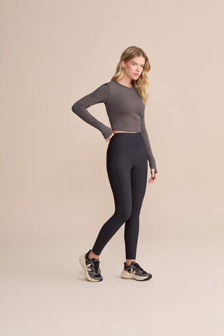 Action Skin® Cut Out Long Sleeve Top