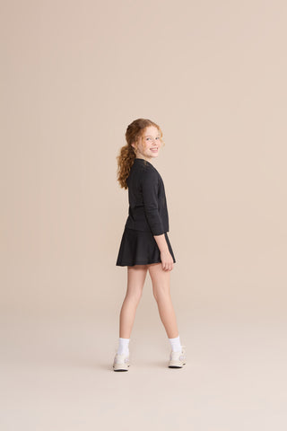 Effect Texture Run Kids Skirt