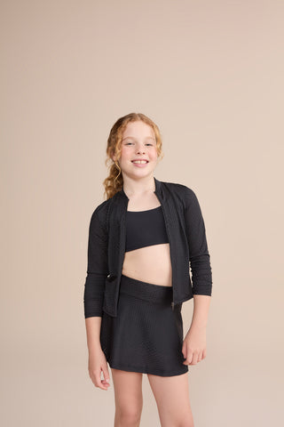 Effect Texture Run Kids Skirt