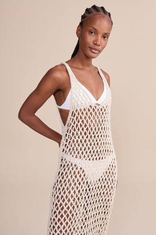 Cross-Strap Knit Dress